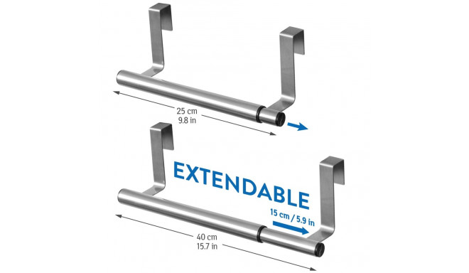 Tatkraft Spread – Over Door Towel Rail – Extendable Towel Holder for Cupboard Drawer Cabinet – Anti-