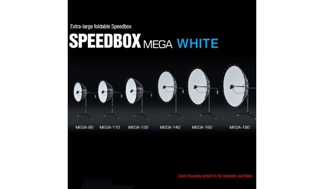 SMDV Speedbox Mega 110 Deep Softbox 110cm Wit Bowens Mount