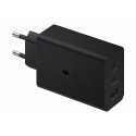 Adapteris Samsung Trio 65W, Juodas