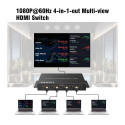 PremiumCord HDMI 4x1 Quad Multi-viewer