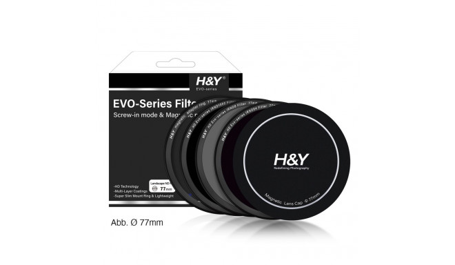 H&Y maastiku filtrikomplekt HD EVO ND 72mm