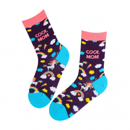 SOKISAHTEL COOL MOM lillad ükssarvikutega sokid 444