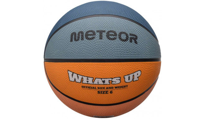 Piłka koszykowa Meteor What's Up morski-pomarańczowa 16798 6