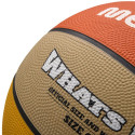 Piłka koszykowa Meteor What's Up pomarańczowo-beżowa 16799 6