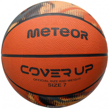 Piłka koszykowa Meteor Cover up pomarańczowa 16808 7