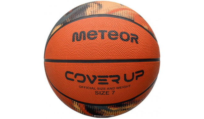 Piłka koszykowa Meteor Cover up pomarańczowa 16808 7