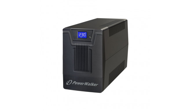 POWERWALKER UPS line-interactive 1000VA SCL 4x PL 230V RJ11/45 sisse/välja USB