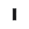 LANBERG free standing rack 19inch cabinet 42U 600x800 glass door LCD flat pack black