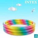 Täispuhutav lastebassein Intex Mitmevärviline Rõngad 581 L 168 x 38 x 168 cm (6 Ühikut)