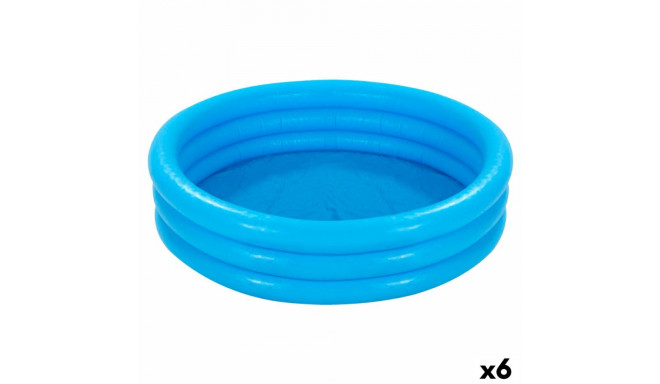 Täispuhutav lastebassein Intex Sinine Rõngad 330 L 147 x 33 cm (6 Ühikut)