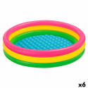 Täispuhutav lastebassein Intex Sunset Rõngad 131 L 114 x 25 x 114 cm (6 Ühikut)