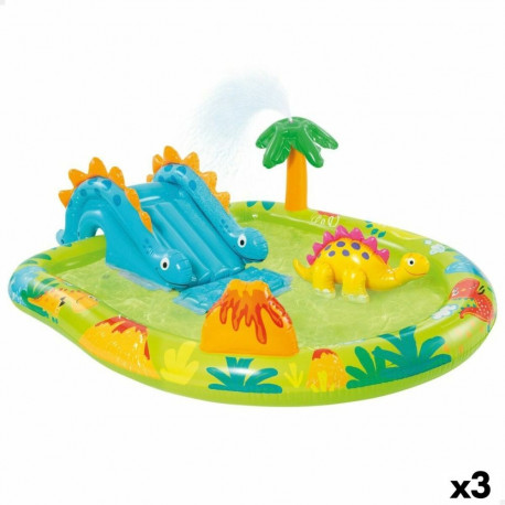 Täispuhutav lastebassein Intex Mänguväljak Dinosaurused 191 x 58 x 152 cm (3 Ühikut)