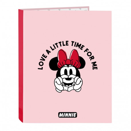 Rõngaskiirköitja Minnie Mouse Me time Roosa A4 (26.5 x 33 x 4 cm)