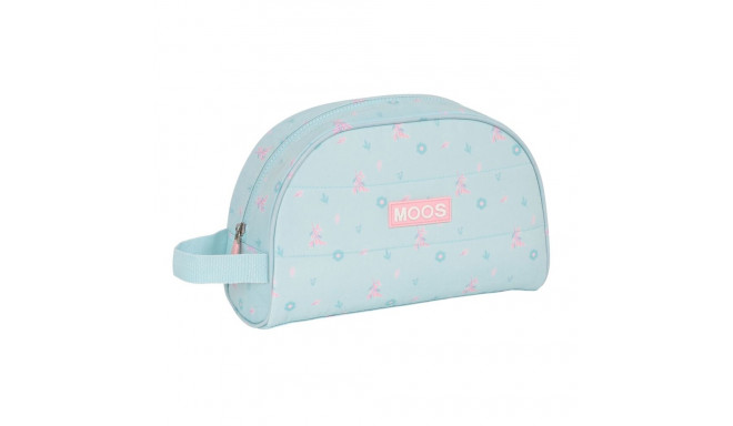 Moos toiletry bag Garden 28x18x10cm, turquoise