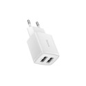 Baseus Compact Charger 2xUSB 10,5W White