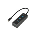 AXAGON HUE-S2C 4x USB3.0 Charging Hub, MicroUSB Charging Connector, Type-C