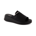 Filippo W PAW538A black leather wedge mules (37)