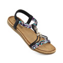 Artiker W HBH76B comfortable slip-on sandals, black (36)