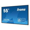 IIYAMA LH5541UHS-B2 55inch 3840x2160 4K UHD IPS panel 1precent Haze Landscape and Portrait mode Spea