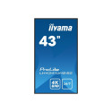 IIYAMA LH4341UHS-B2 43inch 3840x2160 4K UHD IPS panel 1precent Haze Landscape and Portrait mode Spea