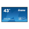 IIYAMA LH4341UHS-B2 43inch 3840x2160 4K UHD IPS panel 1precent Haze Landscape and Portrait mode Spea
