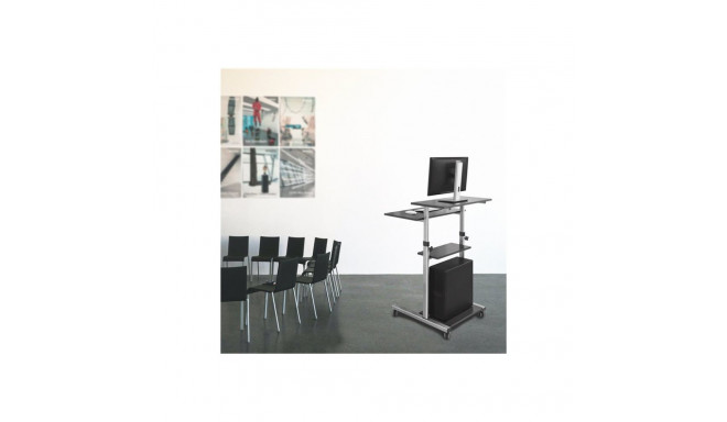 LOGILINK BP0070 LOGILINK - Compact mobile stand up computer workstation