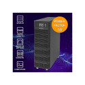 Qoltec 52284 Uninterruptible Power Supply UPS | 10kVA | 10000W | Power factor 1.0 | LCD | EPO | USB 