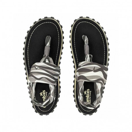 Gumbies Slingback Flip-Flops W G-SB-WN-BL (43)