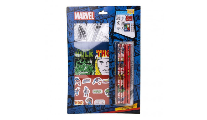 Stationery Set The Avengers Blue