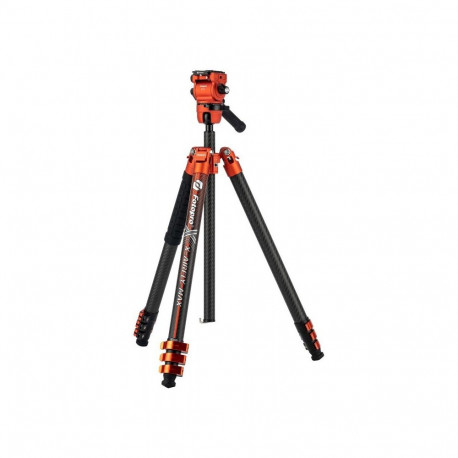Fotopro X-Airfly Max Video Tripod (Orange)