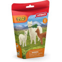 Schleich Wild Life Alpaca family, play figure