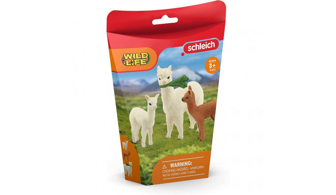 Schleich Wild Life Alpaca family, play figure