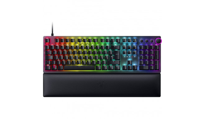 DE layout - Razer Huntsman V2, gaming keyboard (black, Razer Linear Optical (Red))