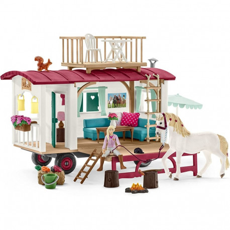 Schleich Horse Club caravan for secret club meetings, toy figure