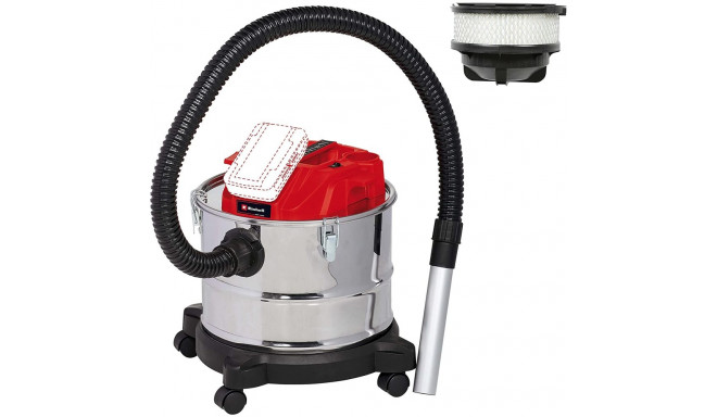 Einhell TE-AV 18/15 Li C-Solo, ash vacuum cleaner (silver/red, without battery and charger)