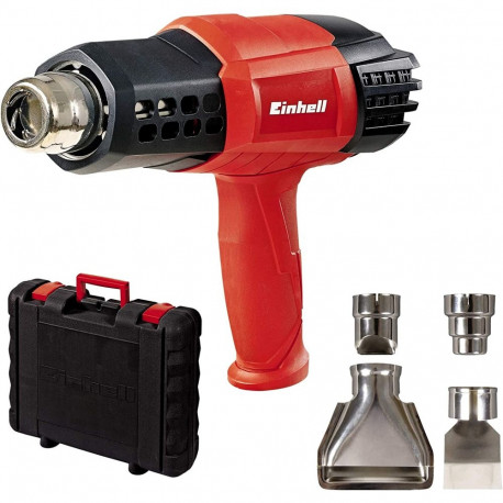 Einhell TE-HA 2000 E hot air gun, hot air gun (red/black, 2,000 watts)