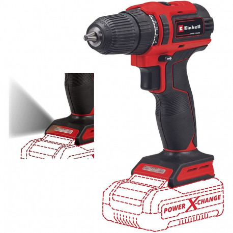 Power X-Change Akku-Bohrschrauber TE-CD 18/40 Li BL - Solo, 18Volt (rot/schwarz, ohne Akku und Ladeg