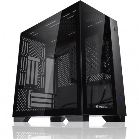 RAIJINTEK PAEAN MINI, tower case (black, tempered glass)