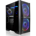 RAIJINTEK SILENOS MS PRO, tower case (black, version with ARGB fan, tempered glass)