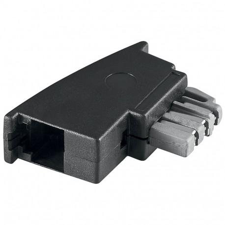 goobay TAE Adapter wtyczka N > RJ11 black - (6P4C)