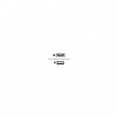 USB 2.0 Kabel, USB-A Stecker > Micro-USB Stecker (schwarz, 0,5 Meter, doppelt geschirmt)
