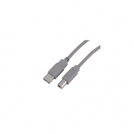 USB 2.0 kaabel USB-A pistik > USB-B pistik 0,5Meter, hall