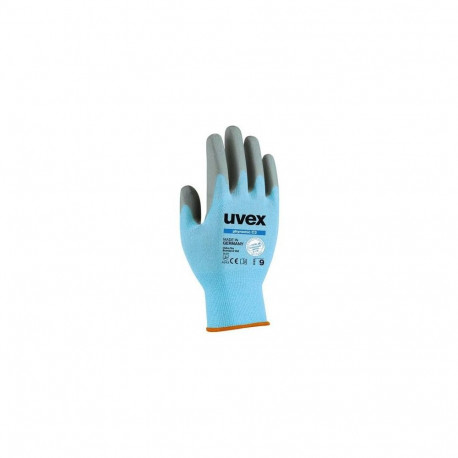 Safety gloves Uvex Phynomic C3, cut level 3, blue, size  11