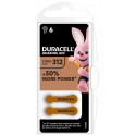 Elementai DURACELL DA312 (V312, HA312), 6vnt., cinko oro, 1,4V