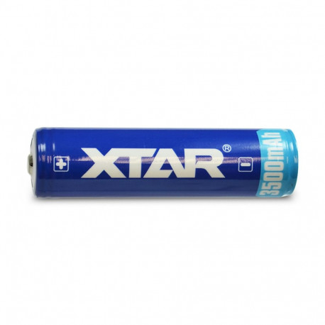 Li-Ion battery 18650 - 3.6V 3500mAh Xtar, protected
