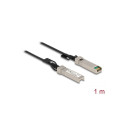 SFP+ kaabel 1m, 10-Gigabit Ethernet, must (Twinax)