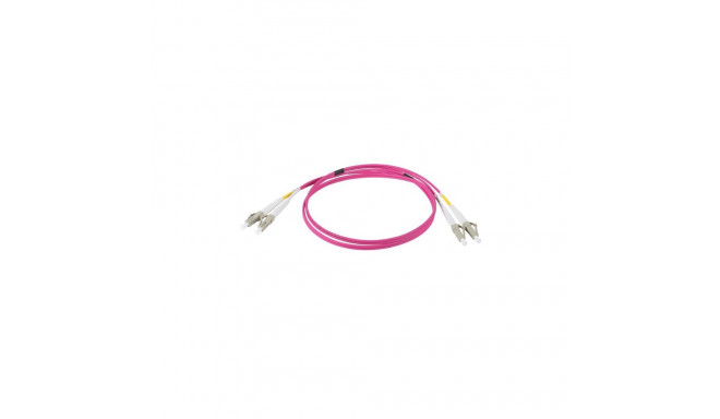 AFLHS Patchcord Enhanced LC - LC OM4 ERIKA VI LSZH 2F 2.0mm ZDPX 1M