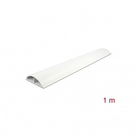 Kaablikaitse põrandale 1.0m, valge, 89x21mm