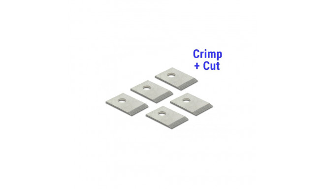 RJ45 Crimp+Cut Blade Set 5 pieces for Delock 86450