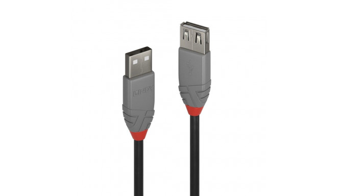 2m USB 2.0 Type A Extension Cable, Anthra Line